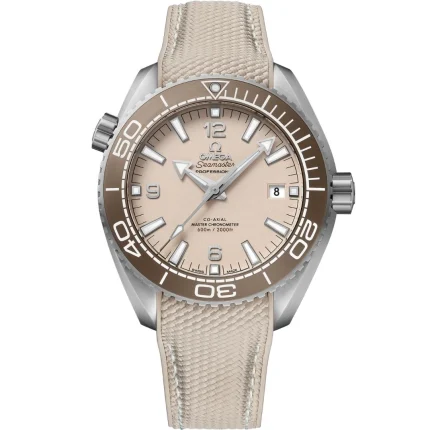 Omega Seamaster Planet Ocean 600M 215.32.44.21.09.001 Stainless Steel Beige Dial