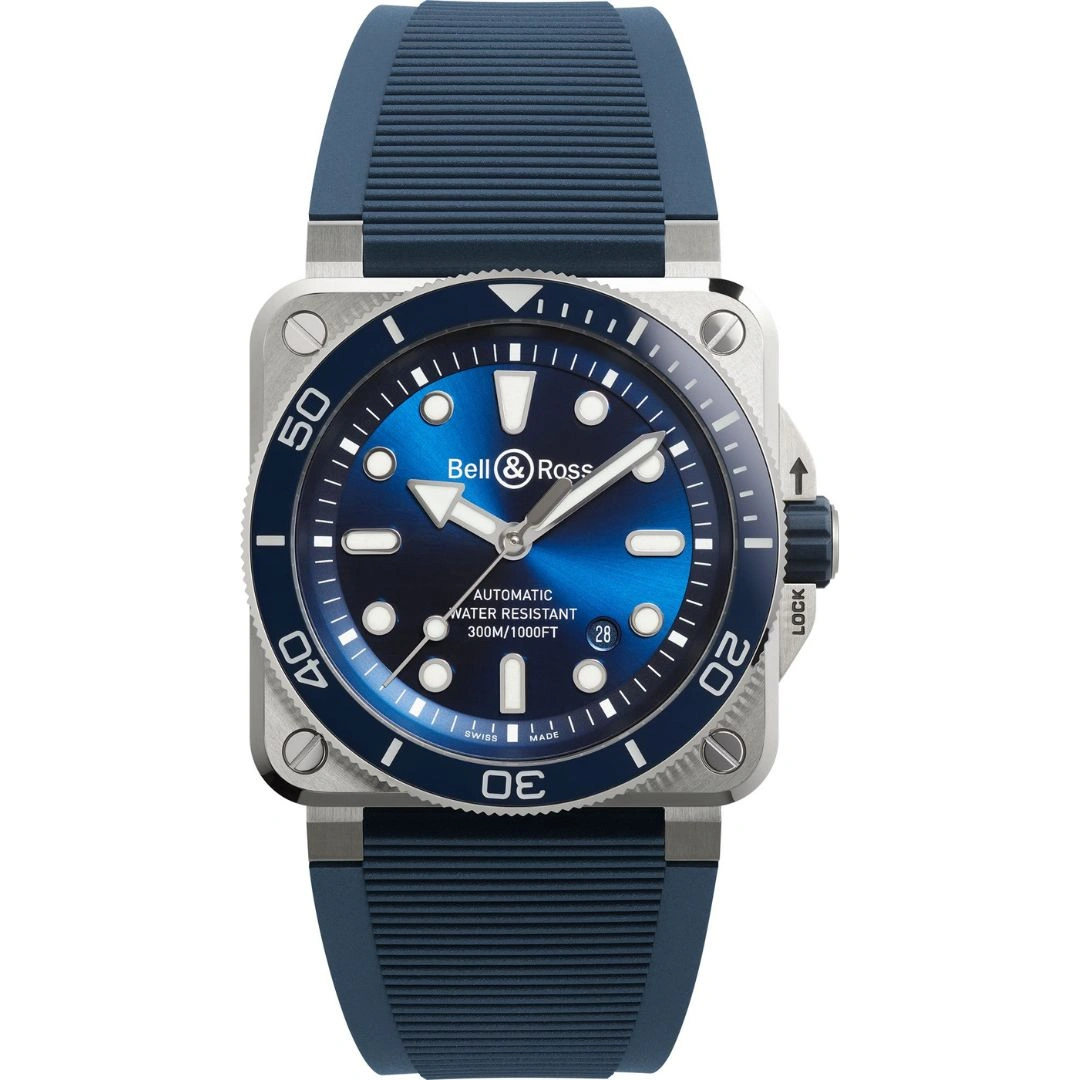 br03a-d-blu-st-srb_1 Bell & Ross BR 03 Diver Blue Steel BR03A-D-BLU-ST/SRB