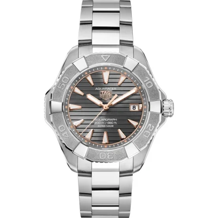 Tag Heuer Aquaracer Professional 200 Solargraph WBP1190.BZ0003, 40mm, titanium, grey dial