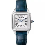 Cartier Santos-Dumont Small WSSA0086 Stainless Steel Silver Dial